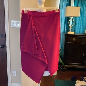 Bebe Lia Drape Skirt